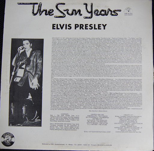 Elvis Presley – Interviews And Memories Of: The Sun Years