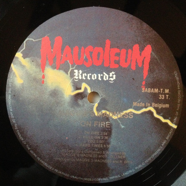 Maggie's Madness – On Fire, 1st Press