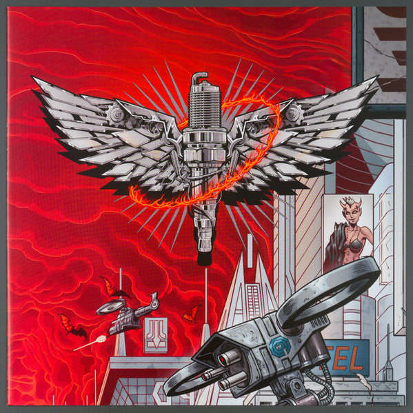 Motorjesus – Streets Of Fire , Limited Reaper Edition, Red/Silver Splatter