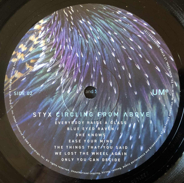 Styx – Circling From Above , gatefold
