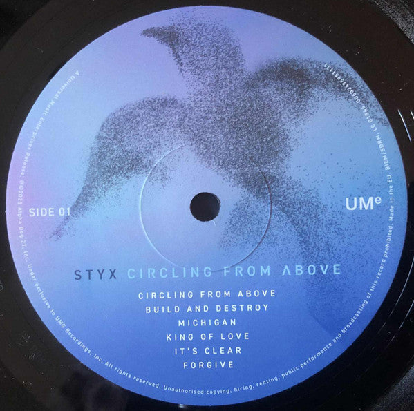 Styx – Circling From Above , gatefold