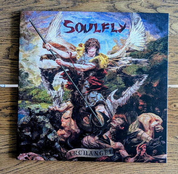 Soulfly – Archangel, 10th Anniversary Edition Green, Orange, & Black Splatter