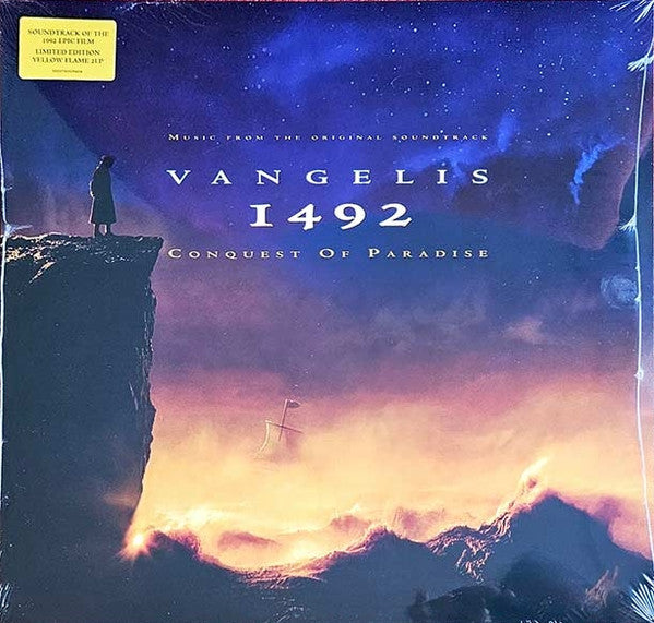 Vangelis – 1492 - Conquest Of Paradise (Music From The Original Soundtrack), 2xLP, Yellow Flame Vinyl