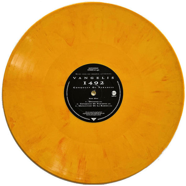 Vangelis – 1492 - Conquest Of Paradise (Music From The Original Soundtrack), 2xLP, Yellow Flame Vinyl