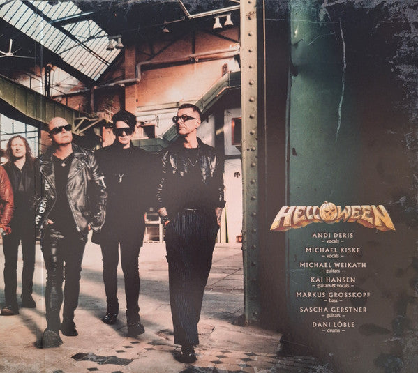 Helloween – Giants & Monsters , 2LP , Gatefold , Giant Black Yellow vinyl , side 4 etched