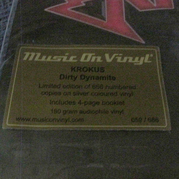 Krokus – Dirty Dynamite, 2xLP, Limited Edition, Numbered( 445/666), Stereo, Silver Vinyl