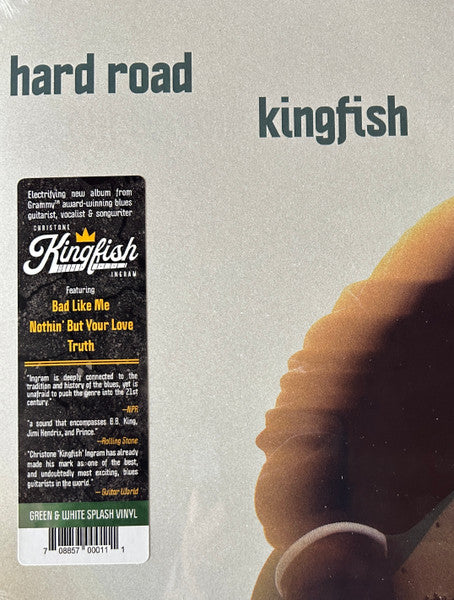 Christone Kingfish Ingram – Hard Road , Green & White Splash vinyl