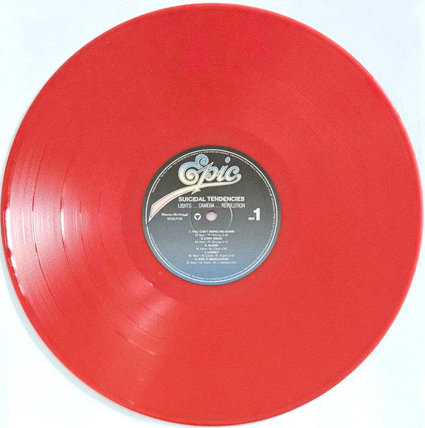Suicidal Tendencies – Lights... Camera... Revolution, Limited Edition, Numbered( 994,995/2000), Red Vinyl