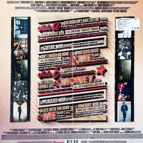 Eric Gales – A Tribute To LJK , Limited Edition, Purple ( Eric Gales , Joe Bonamassa , Kingfish ....etc )