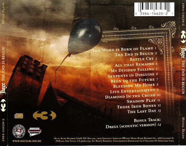 Three* – The End Is Begun, CD+ Bonus track
