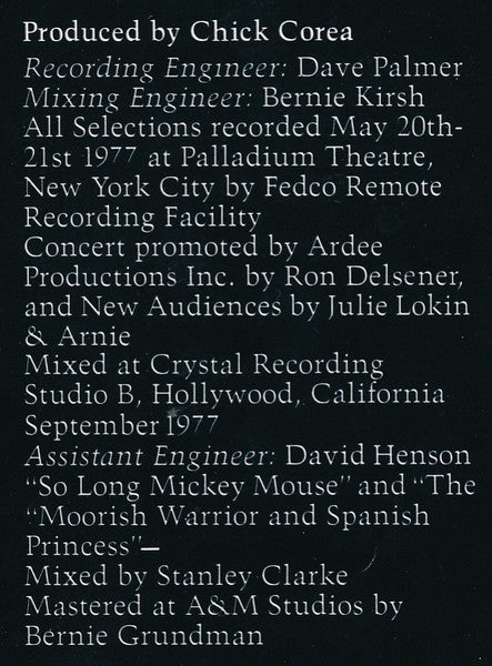 Return To Forever – Live (The Complete Concert) 4LP BOX