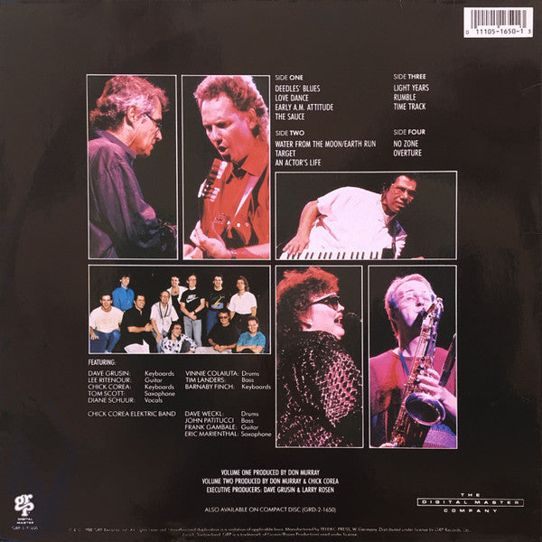 Dave Grusin / Lee Ritenour / Chick Corea / Diane Schuur / Tom Scott – GRP Super Live, 2xLP, Gatefold