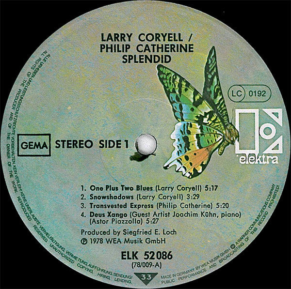 Coryell* / Catherine* – Splendid