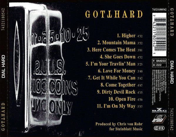 Gotthard – Dial Hard , CD