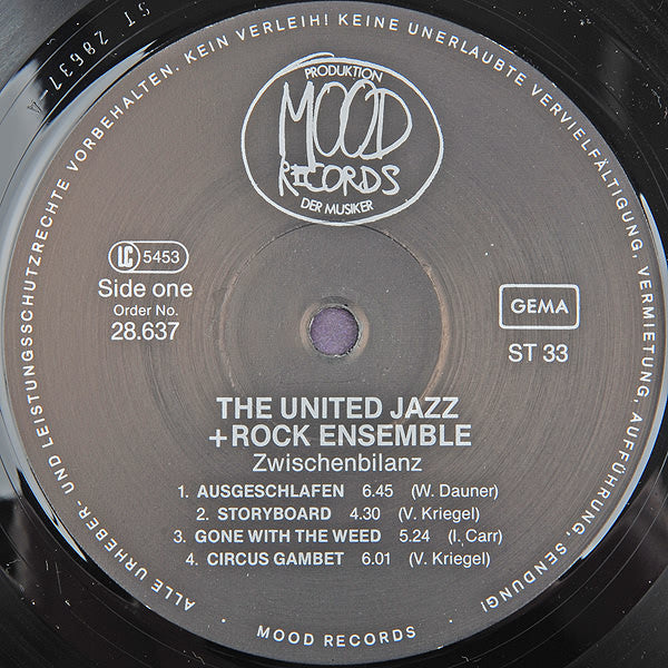 The United Jazz+Rock Ensemble – Zwischenbilanz - Das Beste Aus Den Jahren 1977-1981