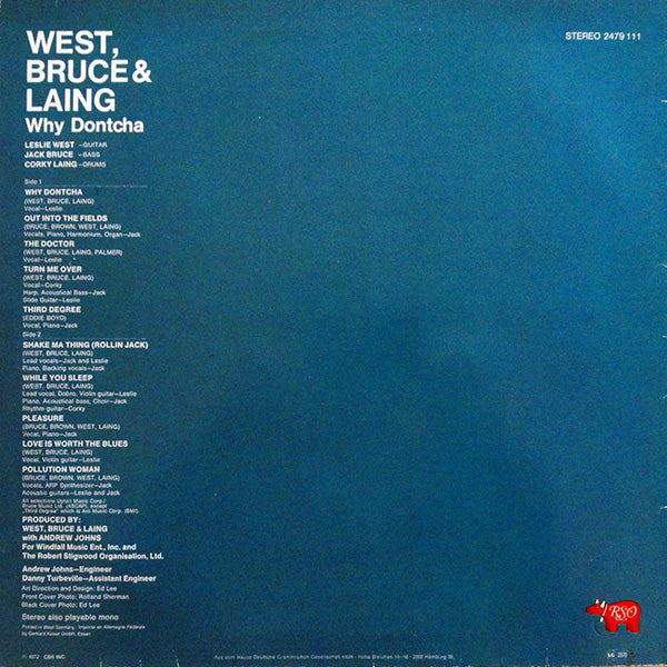 West, Bruce & Laing – Why Dontcha