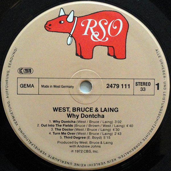 West, Bruce & Laing – Why Dontcha