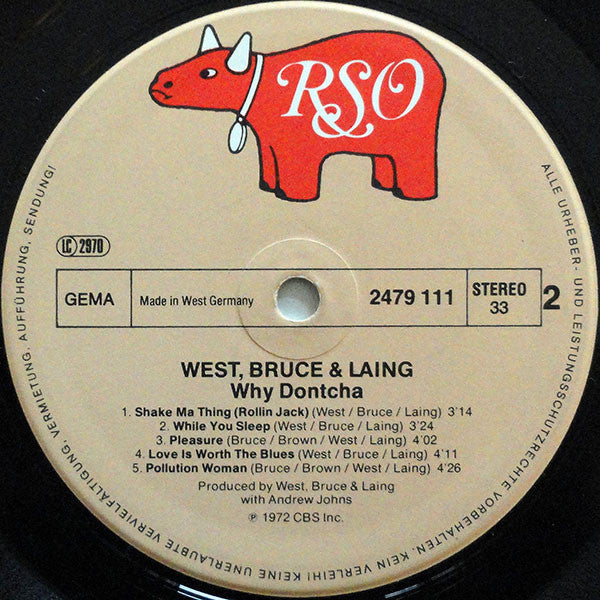 West, Bruce & Laing – Why Dontcha