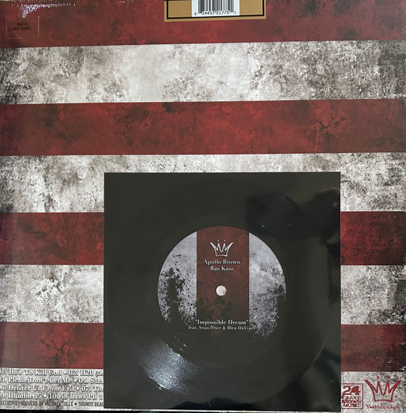 Apollo Brown & Ras Kass – Blasphemy , Limited Edition, Tri-Stripe Red/White/Blue