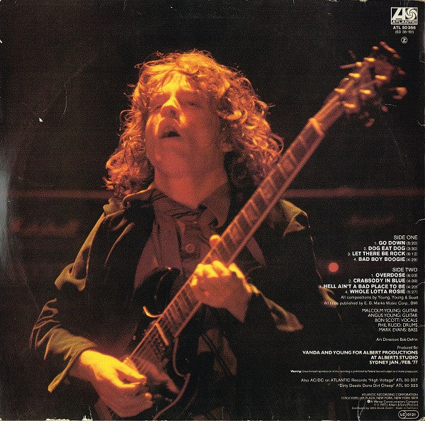 AC/DC – Let There Be Rock , 180 gram