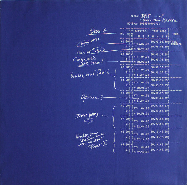 DAF – 1st Step To Heaven , 1 press , Germany