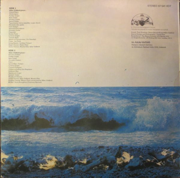 Mike Oldfield – Tubular Bells , Red/White Virgin Labels