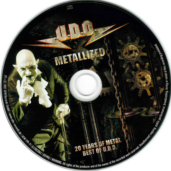 U.D.O. – Metallized , CD , Limited Edition, Digipak