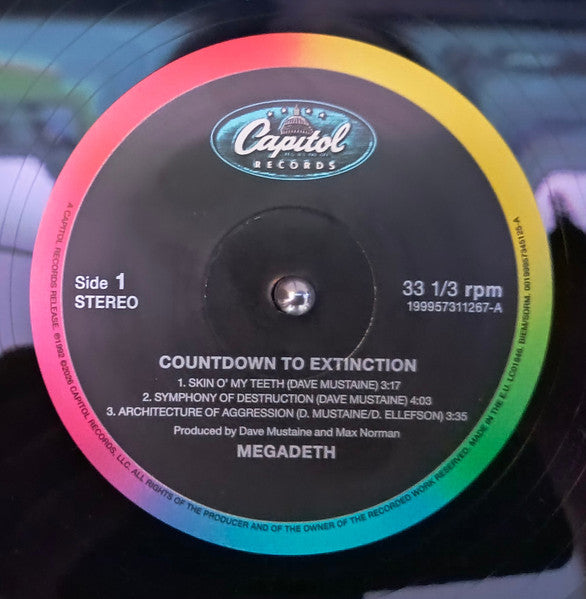 Megadeth – Countdown To Extinction , 2 LP ,