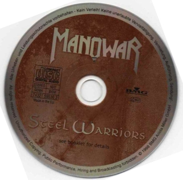 Manowar – Steel Warriors , CD