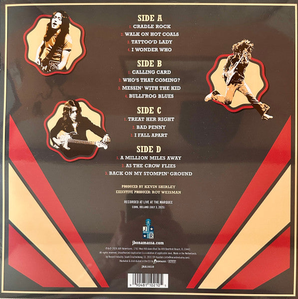 Joe Bonamassa – The Spirit Of Rory Live From Cork, 2xLP, Gatefold, Red Marble Vinyl