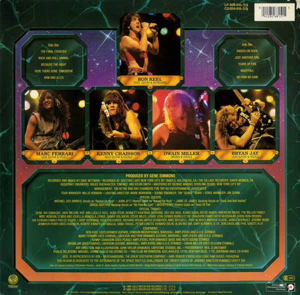 Keel – The Final Frontier