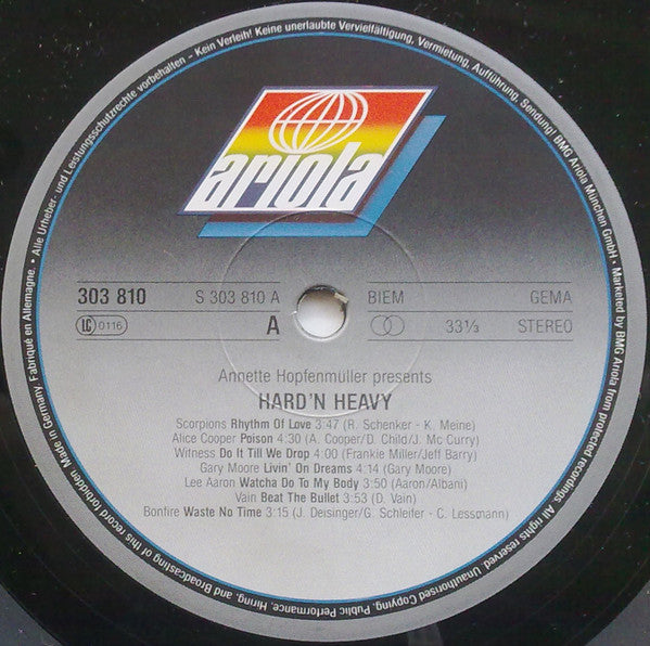 Annette Hopfenmüller Presents Hard'N Heavy , 2LP