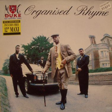 MC Duke & DJ Leader 1 – Organised Rhyme , Limited Edition, Special Edition + Vinyl, 12", 45 RPM