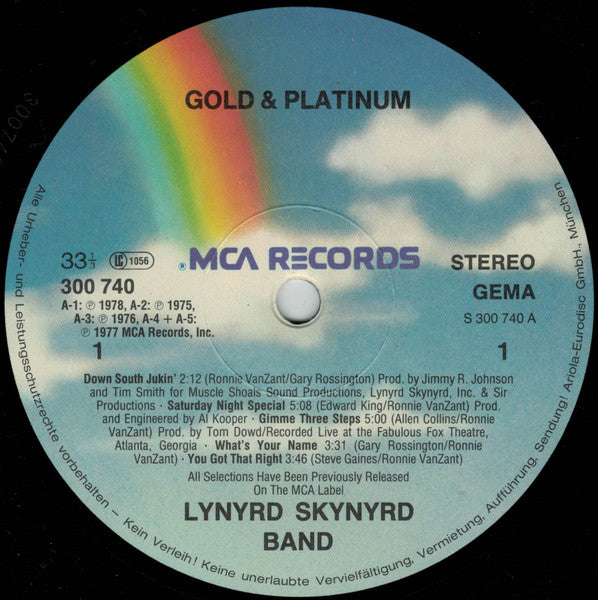 Lynyrd Skynyrd – Gold & Platinum, 2xLP, Gatefold