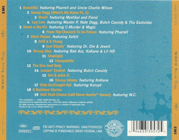 Snoop Dogg – The Best Of Snoop Dogg