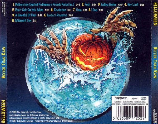Helloween – Better Than Raw, CD+ Poster