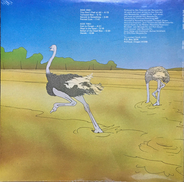 Sand – Head In The Sand, 1st Press, US