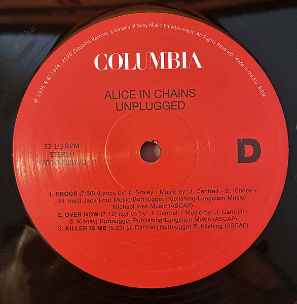 Alice In Chains – MTV Unplugged , 2 LP , Reissue, 30th Anniversary
