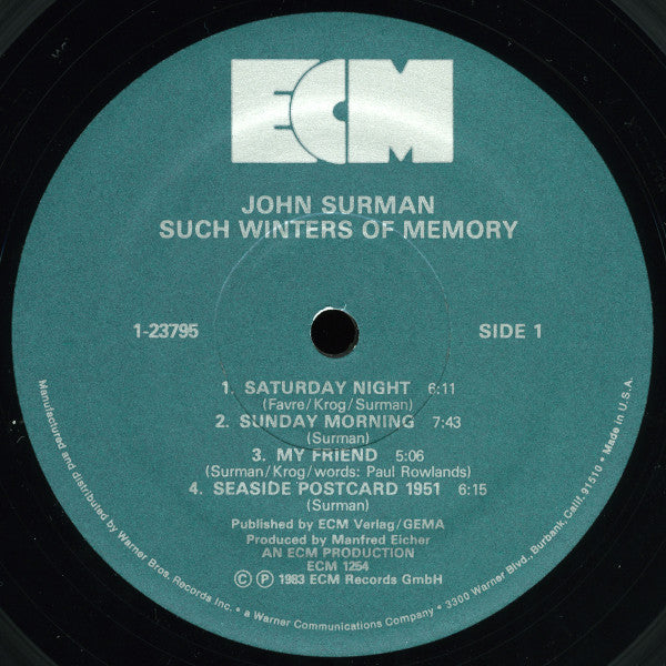 John Surman, Karin Krog, Pierre Favre – Such Winters Of Memory