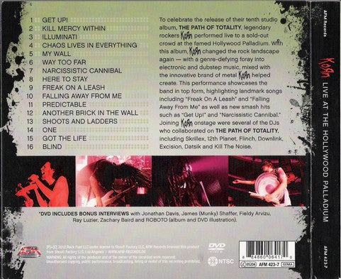 Korn – Live At The Hollywood Palladium, CD+DVD