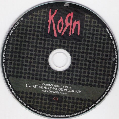 Korn – Live At The Hollywood Palladium, CD+DVD