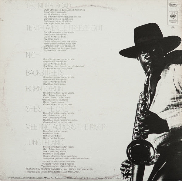 Bruce Springsteen – Born To Run , Gatefold
