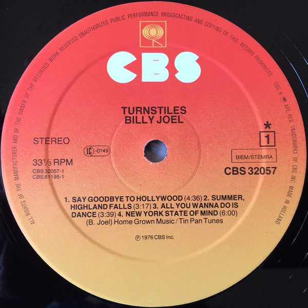 Billy Joel – Turnstiles