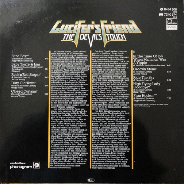 Lucifer's Friend – The Devil's Touch