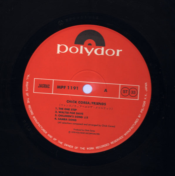 Chick Corea – Friends , Japan , fara OBI
