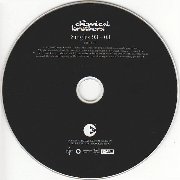 The Chemical Brothers – Singles 93-03, 2xCD