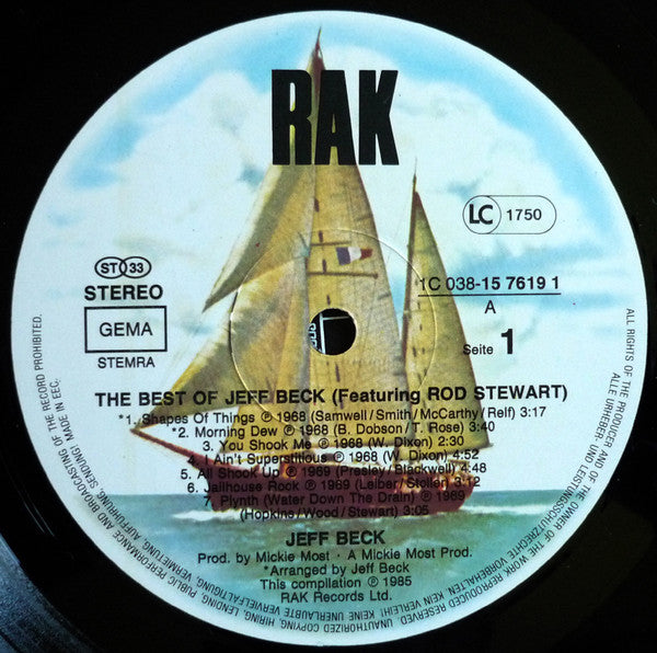 Jeff Beck – The Best Of Jeff Beck (1967-69)