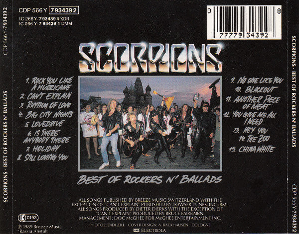 Scorpions – Best Of Rockers N' Ballads