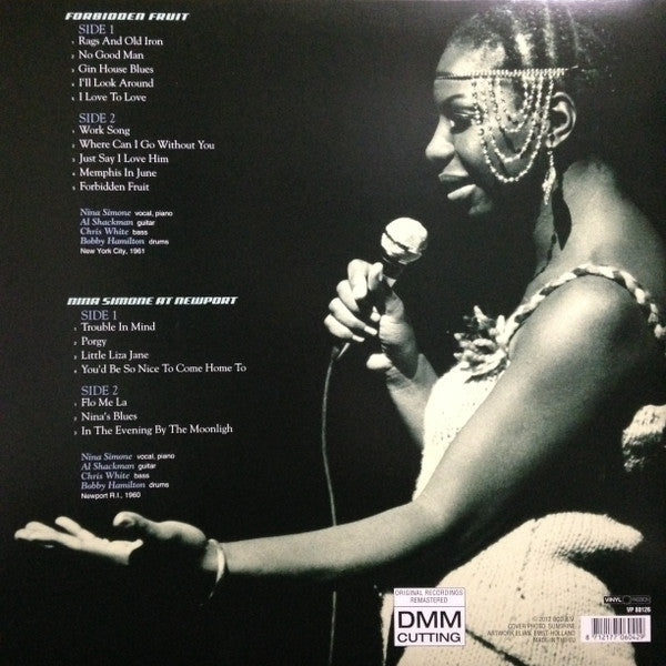 Nina Simone – At Newport / Forbidden Fruit, 2xLP, Gatefold, Coloured Vinyl