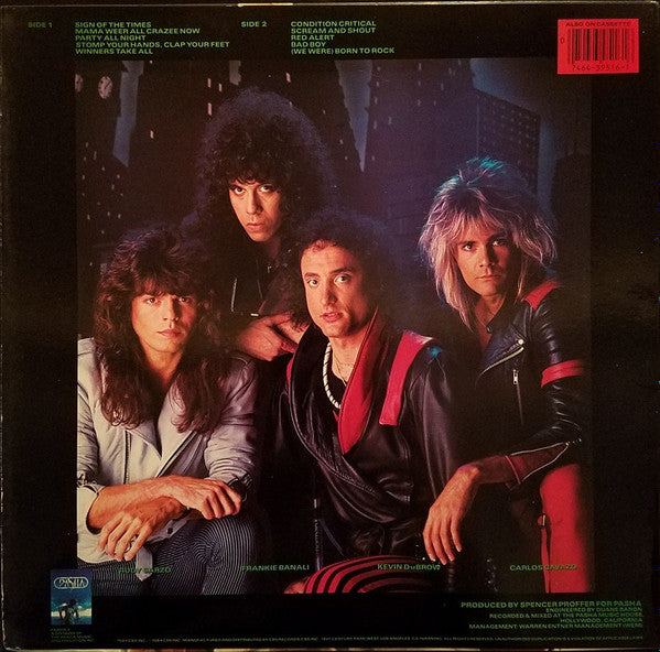 Quiet Riot – Condition Critical, US 1st Press